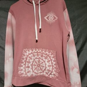 Pink Graphic Women's Sweater